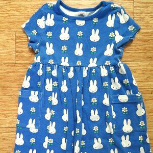 Hanna Andersson Blue Miffy Dress size 3T